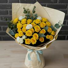 Букет цветов из:  Розы в Дракино