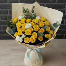 Букет цветов из:  Розы в Дракино