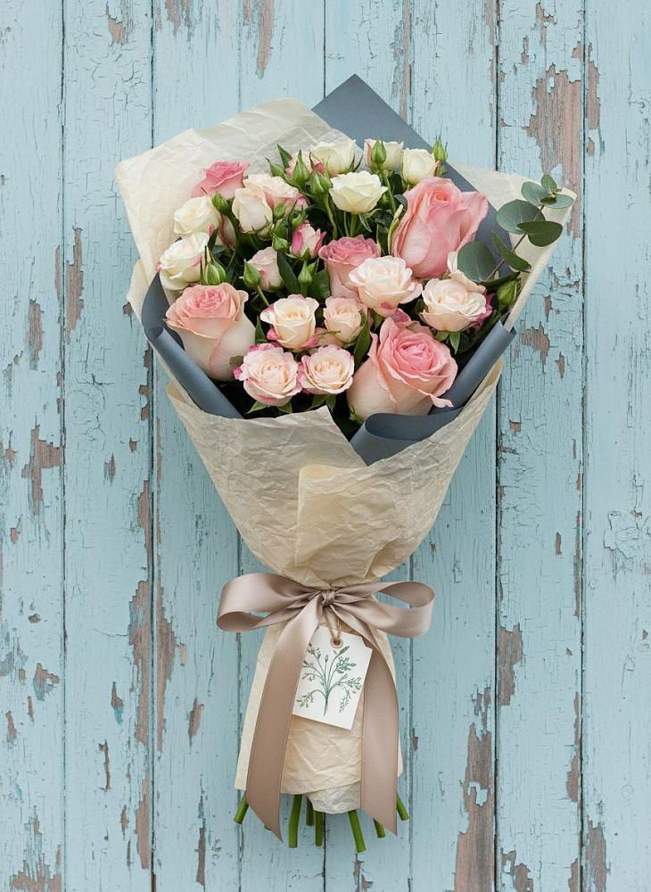 Букет цветов из: Розы в Дракино