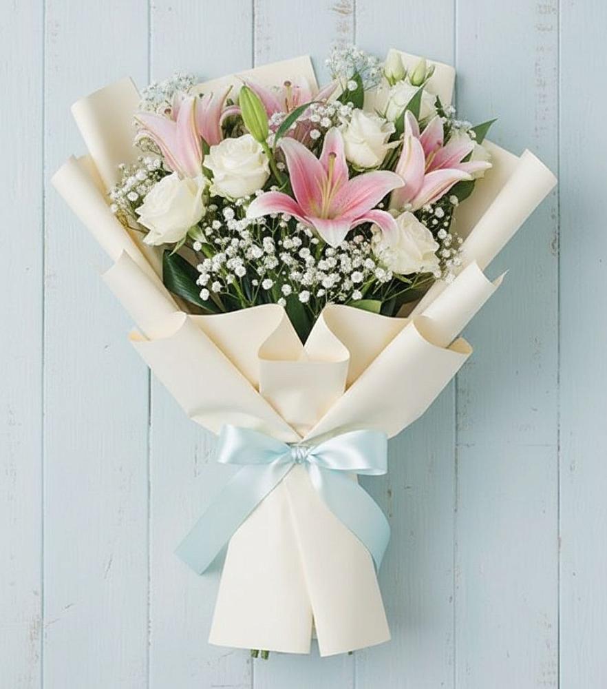 Букет цветов из: Лилии в Дракино