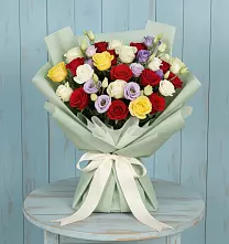 Букет цветов из:  Розы #REPLACE_PRED# Дракино