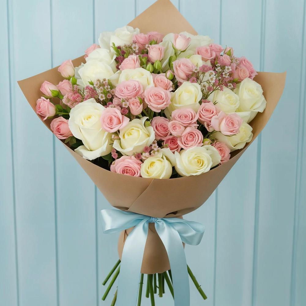 Букет цветов из: Розы в Дракино