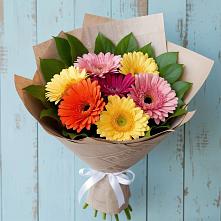 Букет цветов из:  Герберы #REPLACE_PRED# Дракино