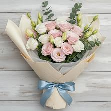 Букет цветов из:  Лизиантусы в Дракино