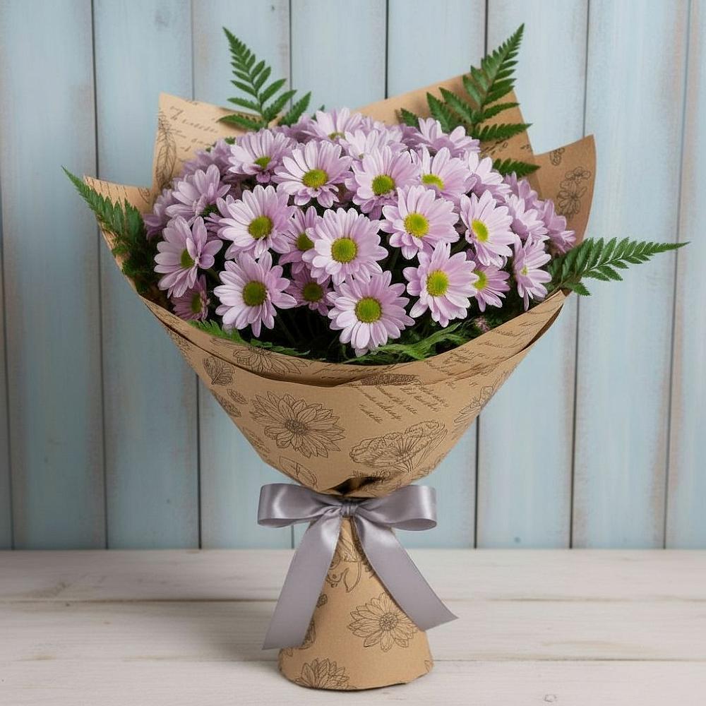 Букет цветов из: Хризантемы в Дракино