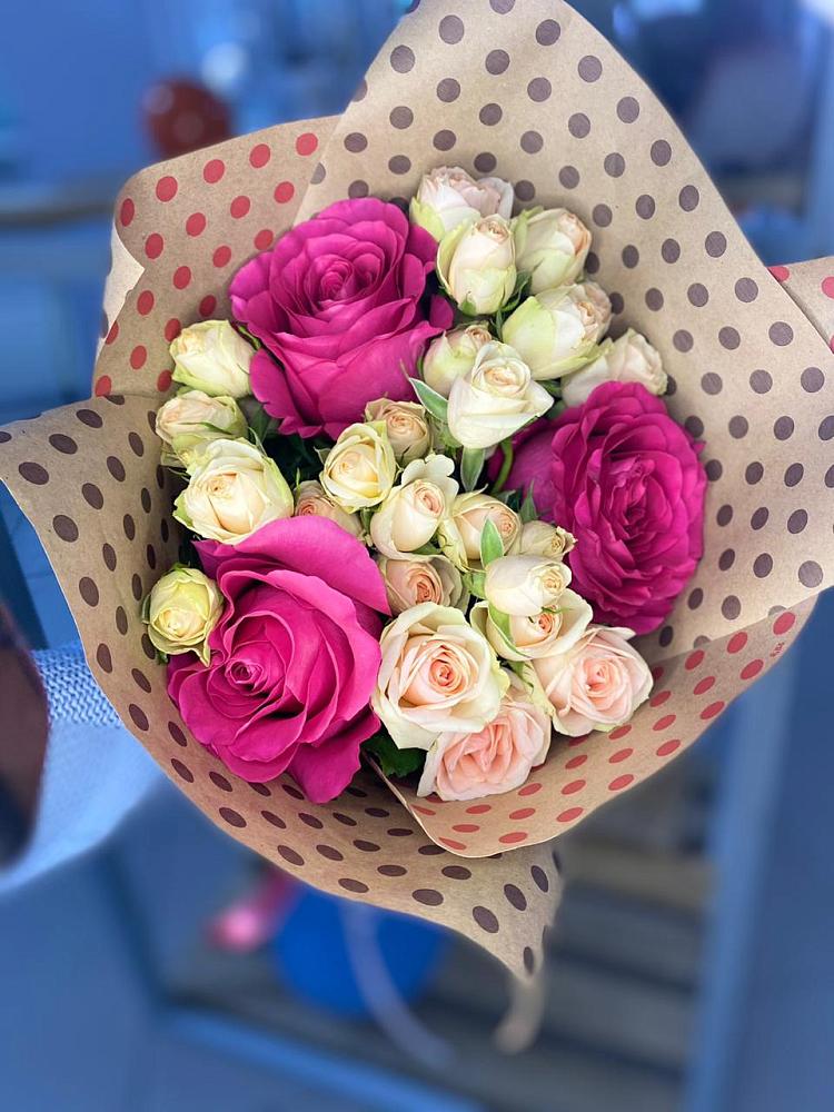 Букет цветов из: Розы в Дракино