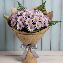 Букет цветов из:  Хризантемы в Дракино