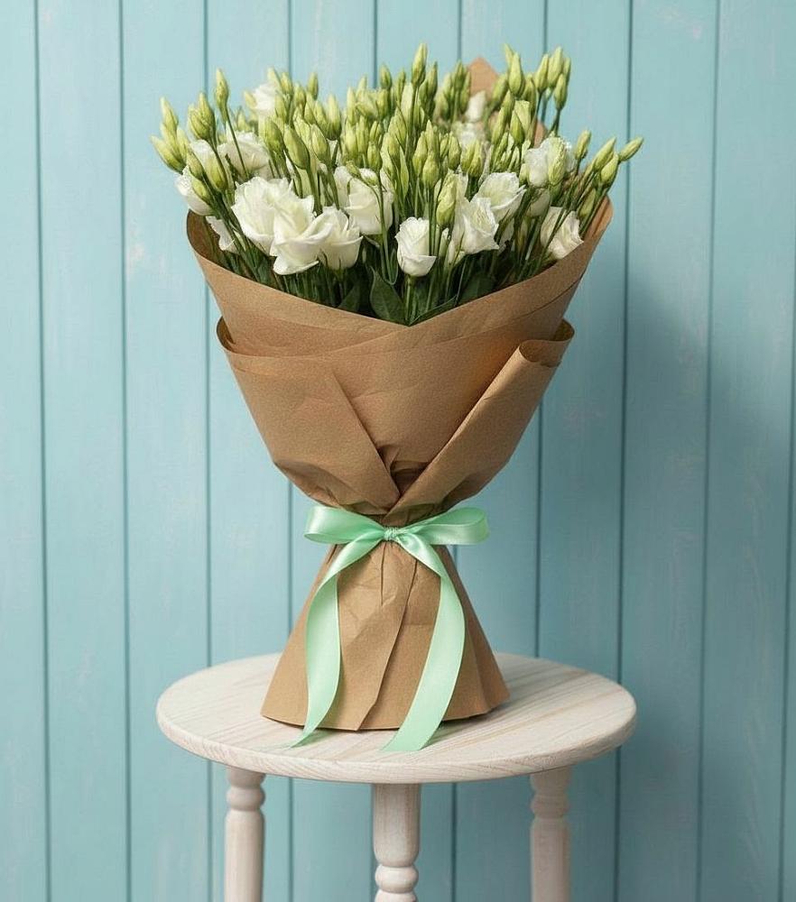 Букет цветов из: Лизиантусы в Дракино