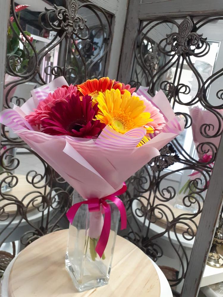 Букет цветов из: Герберы в Дракино