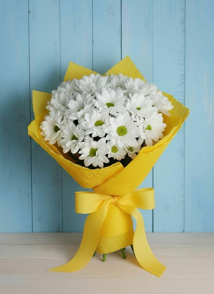 Букет цветов из: Хризантемы в Дракино