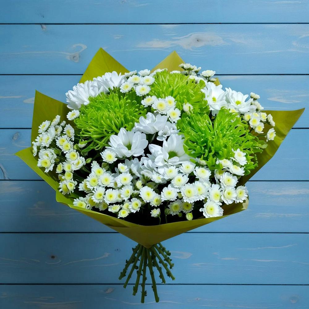 Букет цветов из: Хризантемы в Дракино