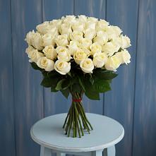 Букет 51 Белая роза Эдлесс Лав #REPLACE_PRED# Дракино