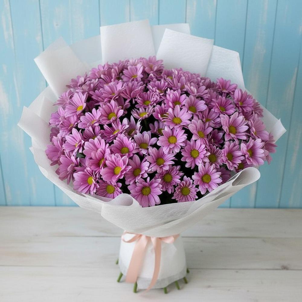 Букет цветов из: Хризантемы в Дракино