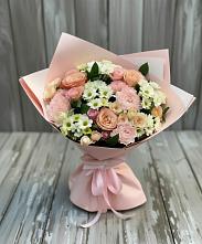 Букет цветов из:  Гвоздики, Розы и Хризантемы #REPLACE_PRED# Дракино