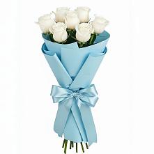 Букет 7 белых роз Проуд #REPLACE_PRED# Дракино