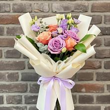 Букет цветов из:  Лизиантусы и Розы #REPLACE_PRED# Дракино