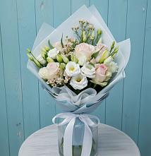 Букет цветов из:  Розы и Лизиантусы #REPLACE_PRED# Дракино