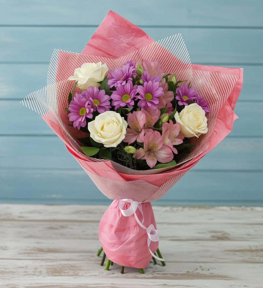 Букет цветов из: Герберы в Дракино