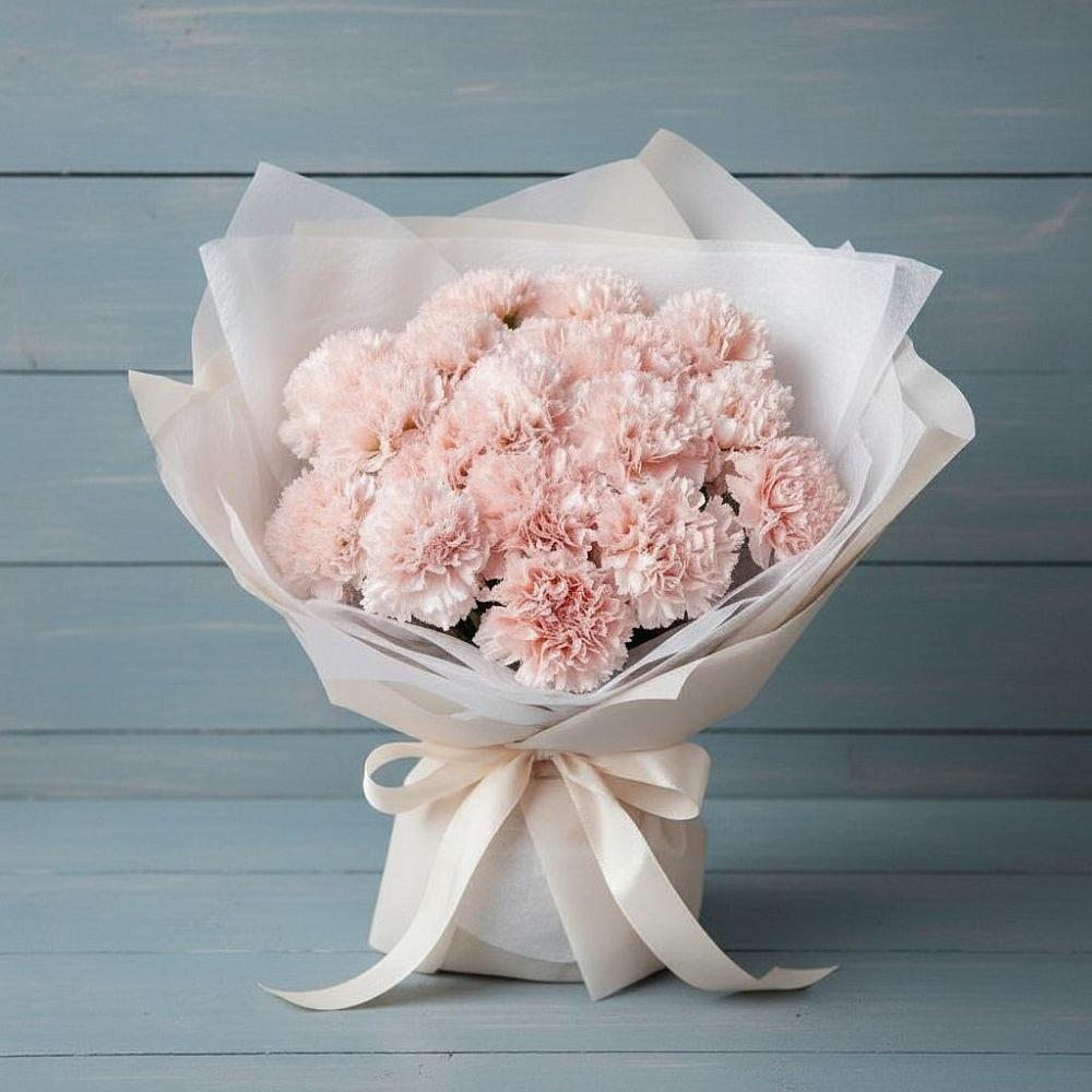 Букет цветов из: Гвоздики в Дракино