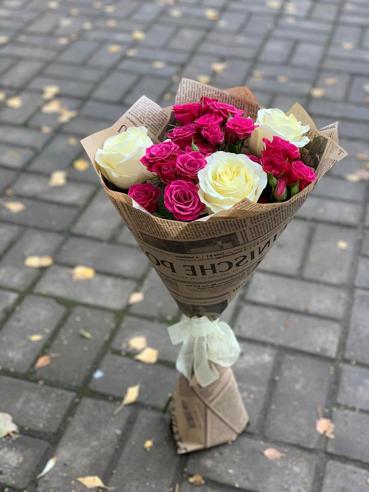 Букет цветов из: Розы в Дракино