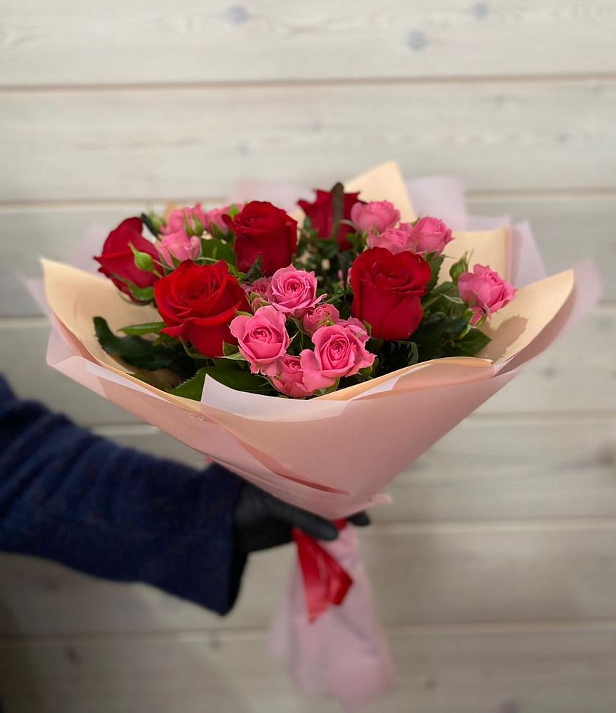 Букет цветов из: Розы в Дракино