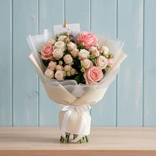 Букет цветов из:  Розы в Дракино