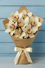 Букет цветов из:  Орхидеи и Розы в Дракино