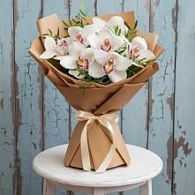 Букет цветов из:  Орхидеи и Розы #REPLACE_PRED# Дракино